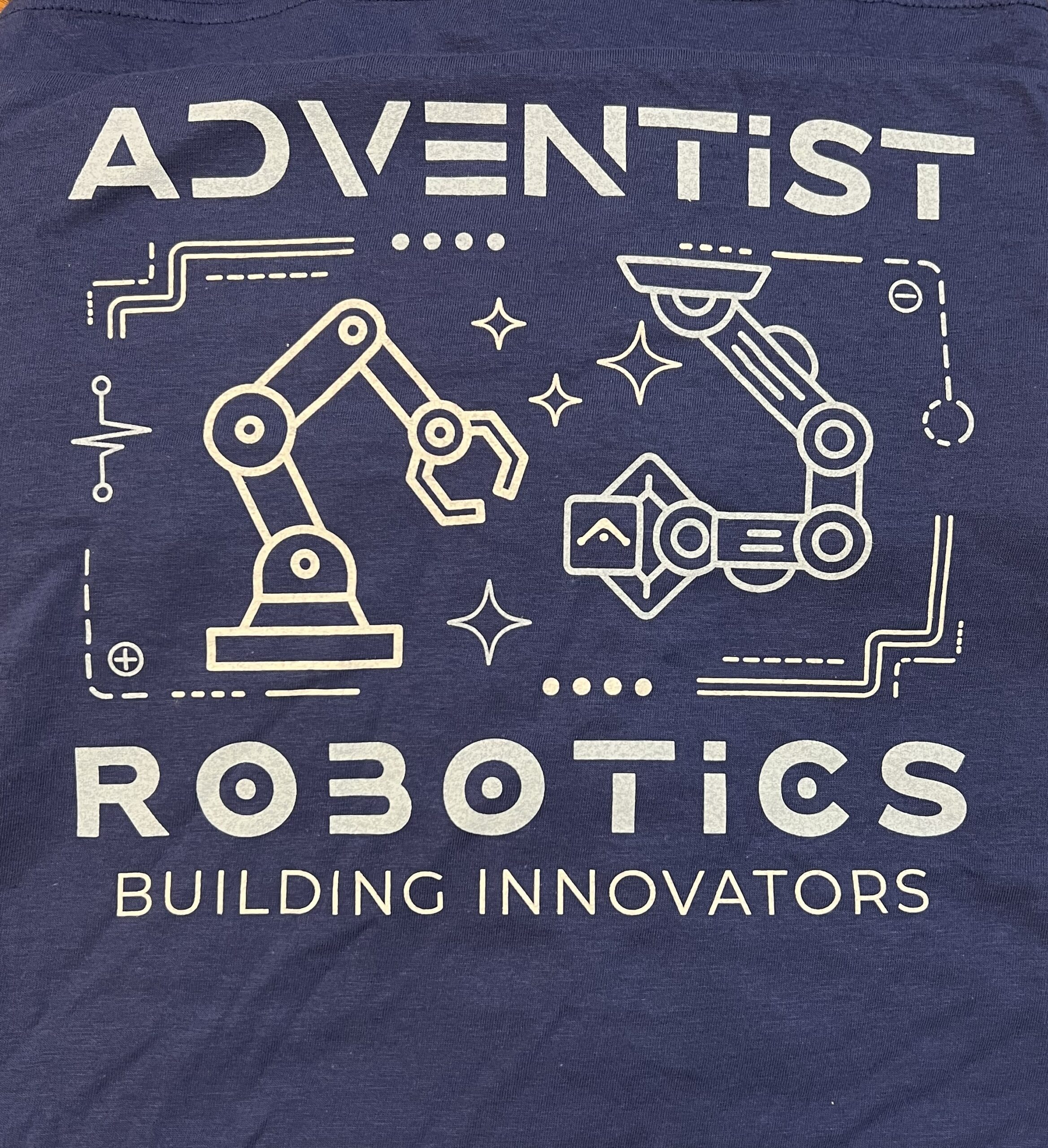 Adventist Robotics Tshirt - Dark navy